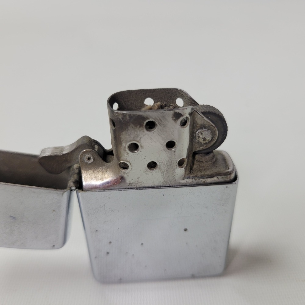 Vintage Zippo Chrome Lighter Bradford PA Pat 2517191 Windproof 1965 - Picture 2 of 11